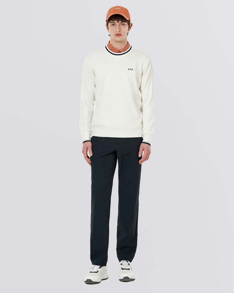 Simon Sweater White