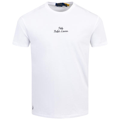 Polo Golf Classic Fit Baumwoll-T-Shirt Weiß – SS24