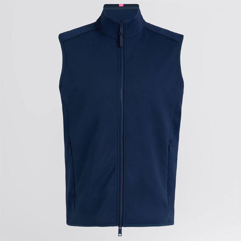 Tech French Terry Fill Zip Gilet Twilight