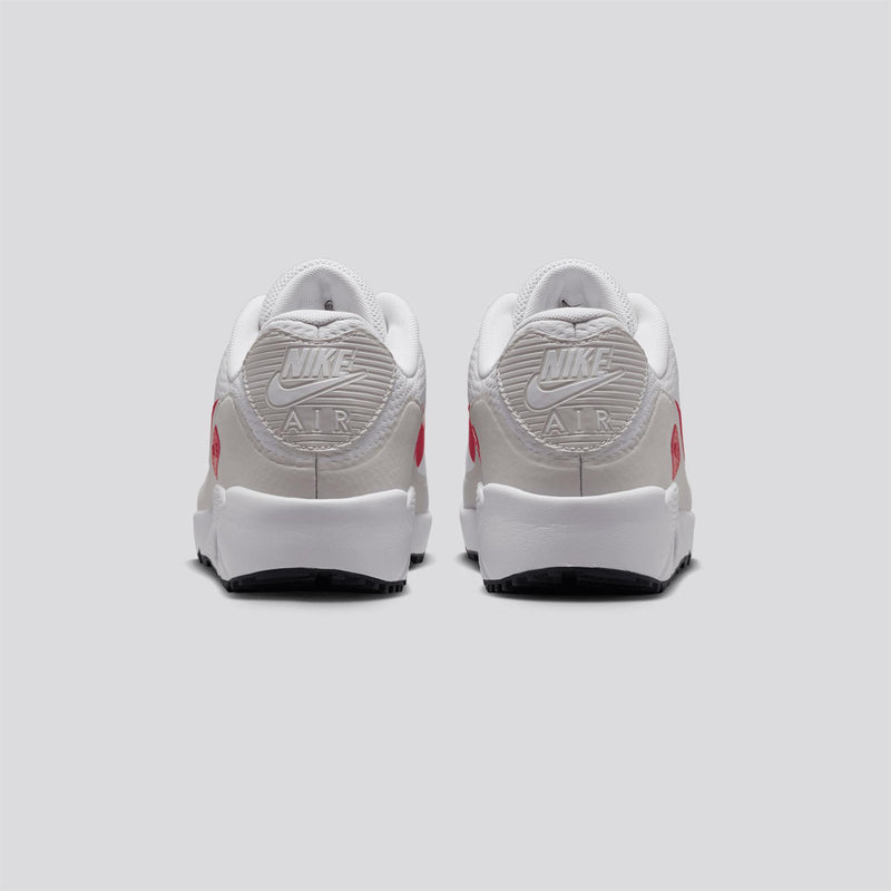 Air Max 90 Spikeless Golf Shoes White/Fire Red/Photon Dust/Midnight Navy