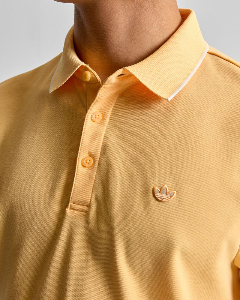 Originals Twistknit Trefoil Polo Ice Tangerine