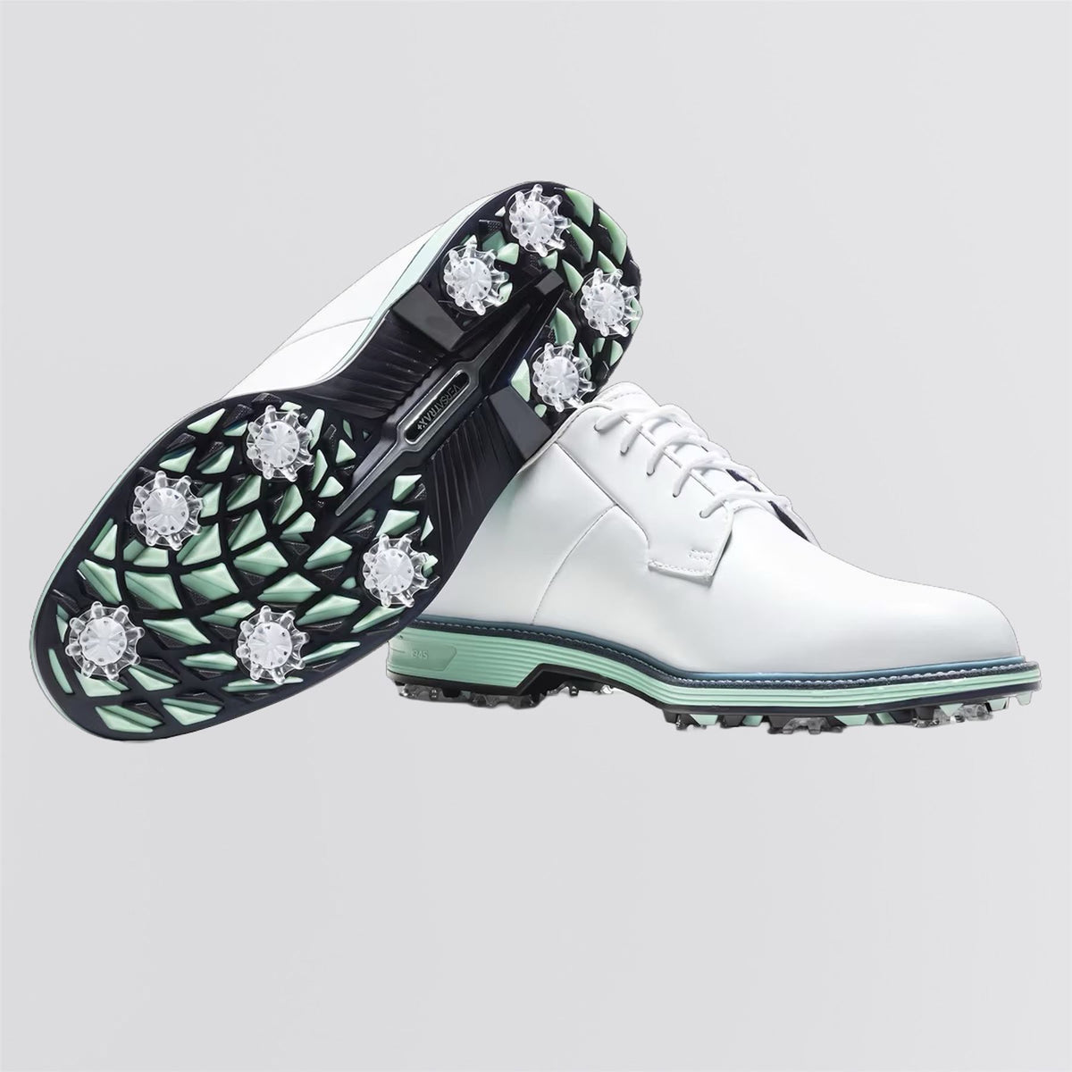 Premiere Series Field Spiked Golf Shoes White/Mint/Blue