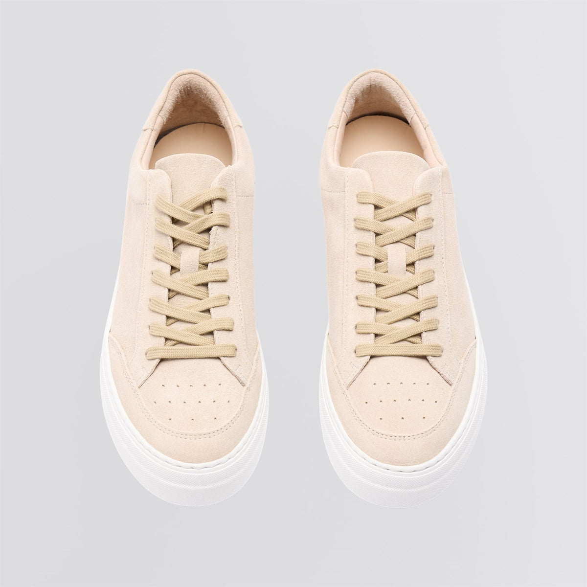 Art Signature Suede Sneakers Moonbeam