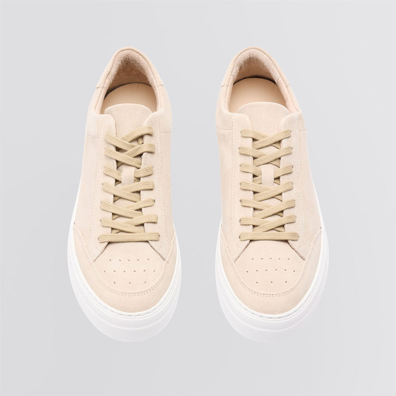 Art Signature Suede Sneakers Moonbeam