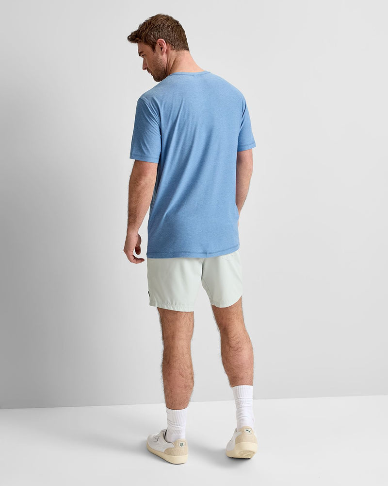 Strato Tech Tee Isle Blue Heather