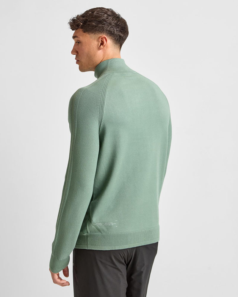 Civic Hybrid Quarter Zip Open Green