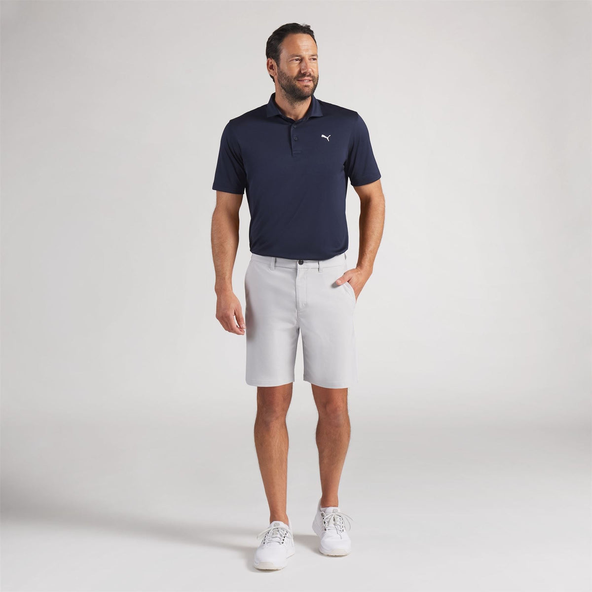 101 Pure 8-Inch Shorts Platino Gray