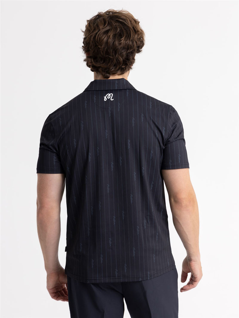 Evergreen Performance Pique Polo Black/Cool Grey