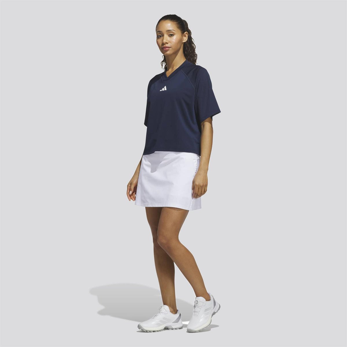 Beyond The Course Climacool Loose V-Neck Top Collegiate Navy