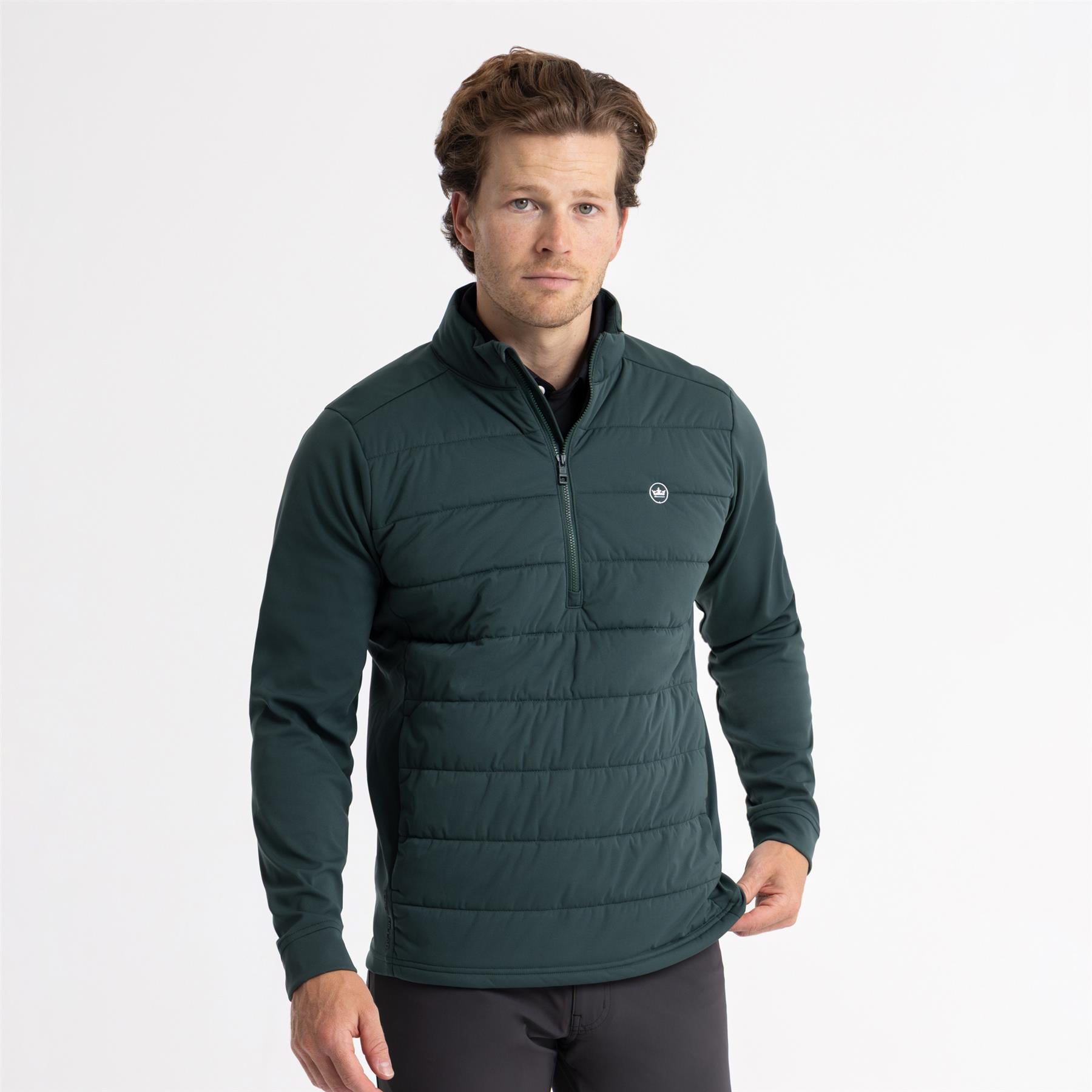 Weld Hybrid Half Zip Jacket Nordic Pine