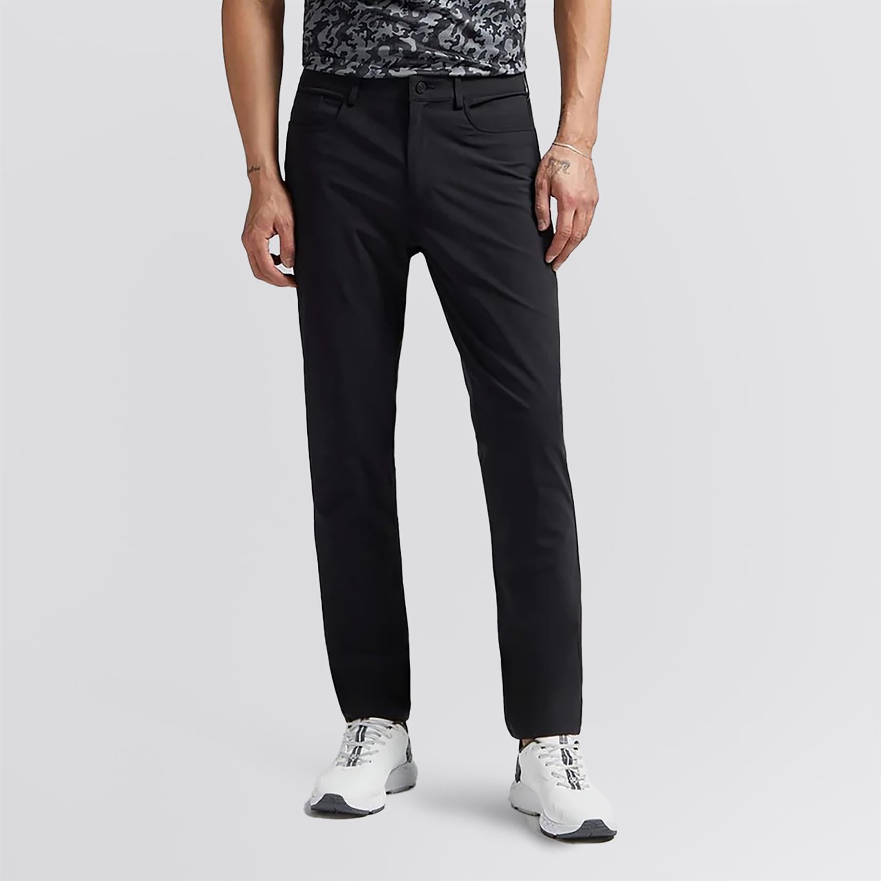 Tour 5 Pocket Straight Leg Trousers Onyx