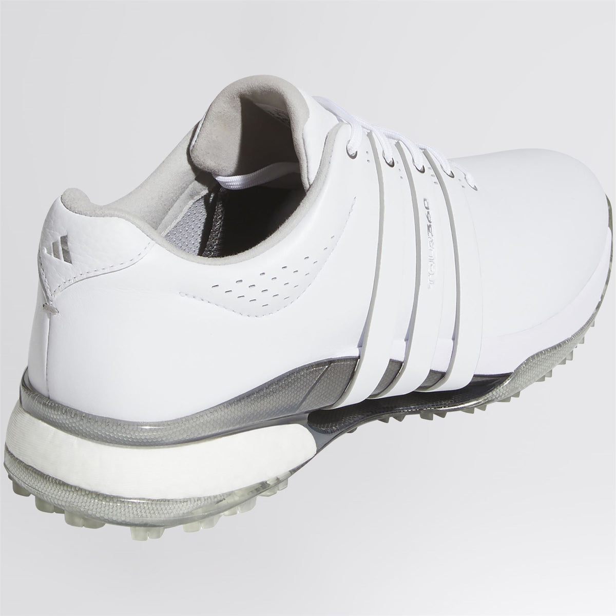 Tour360 25 Spikeless Golf Shoes White/Silver
