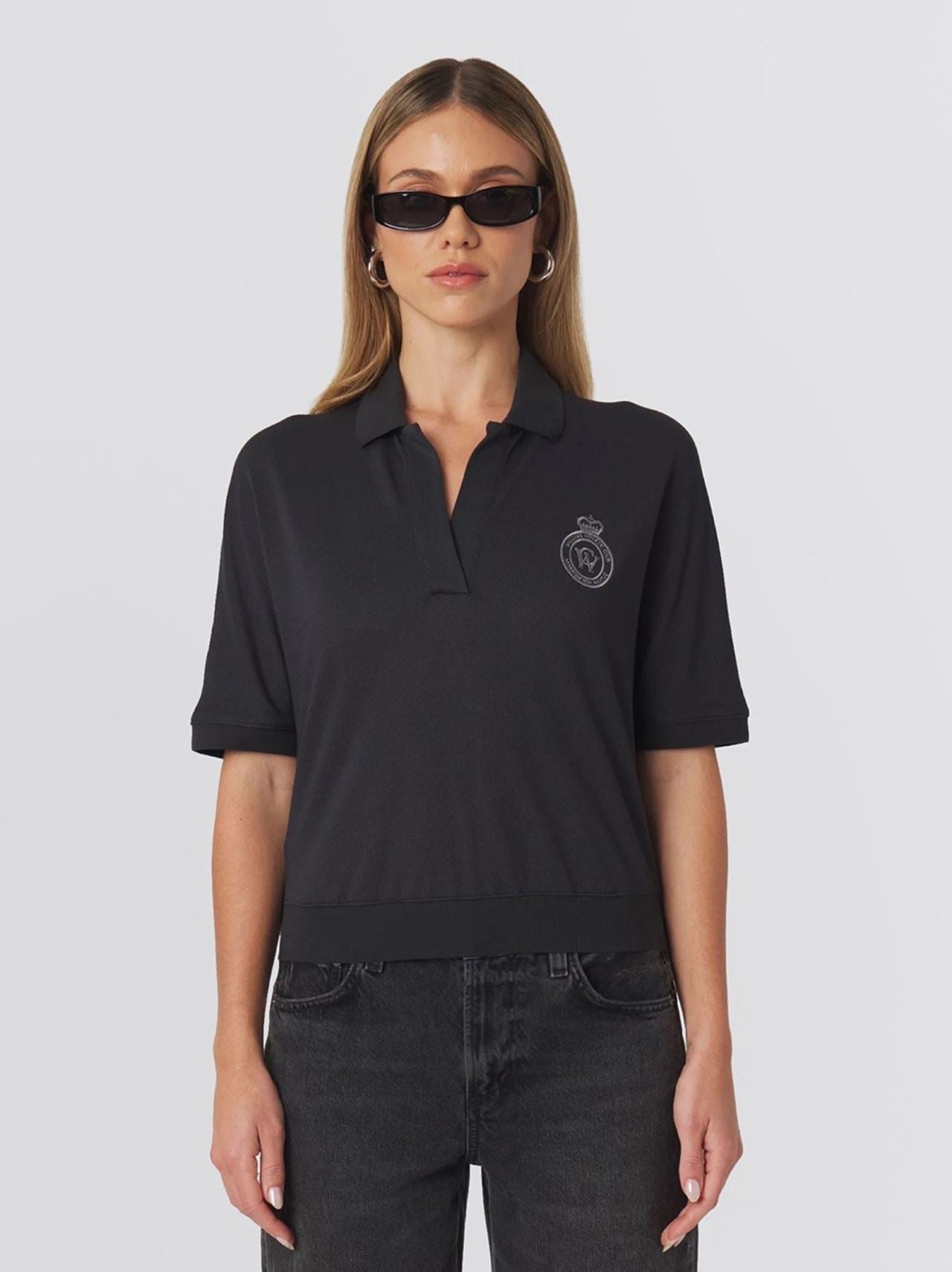 Megan Lifestyle Polo Black