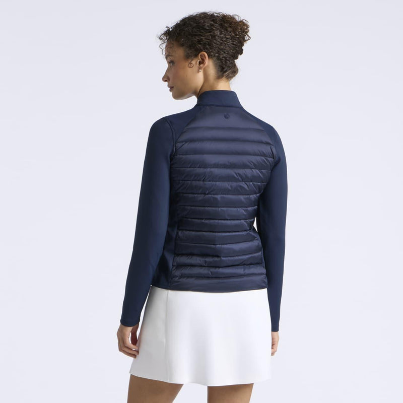 V-Down Quilted Hybrid Jacket Twilight