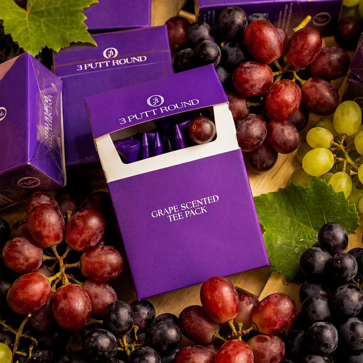 Grape Scent Coloured Tee Pack Purple