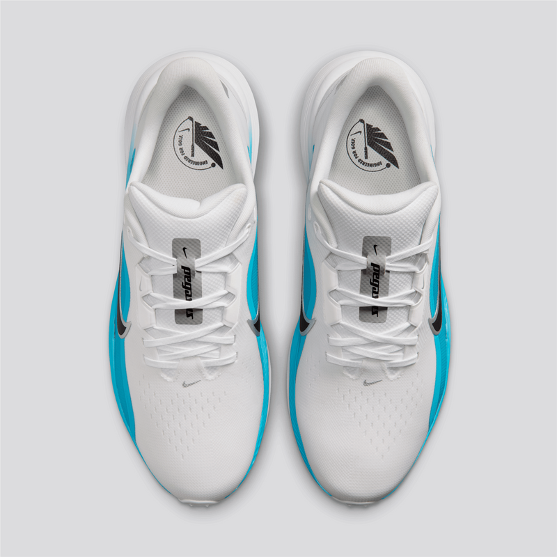 Pegasus 1 Spiked Golf Shoes White/Black/Light Current Blue