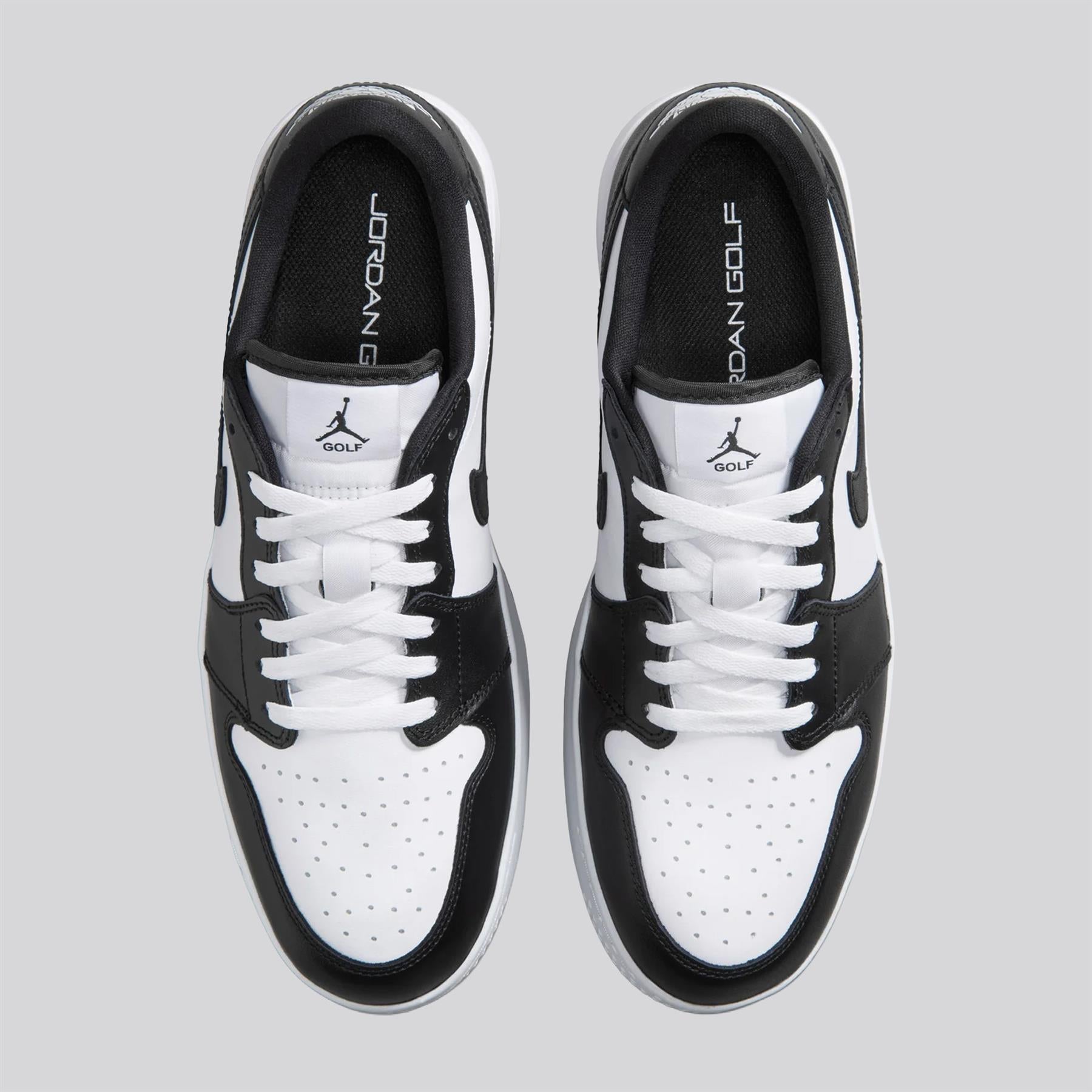 Jordan Golf Air Jordan 1 Low Spiked Golf Shoes White/Black