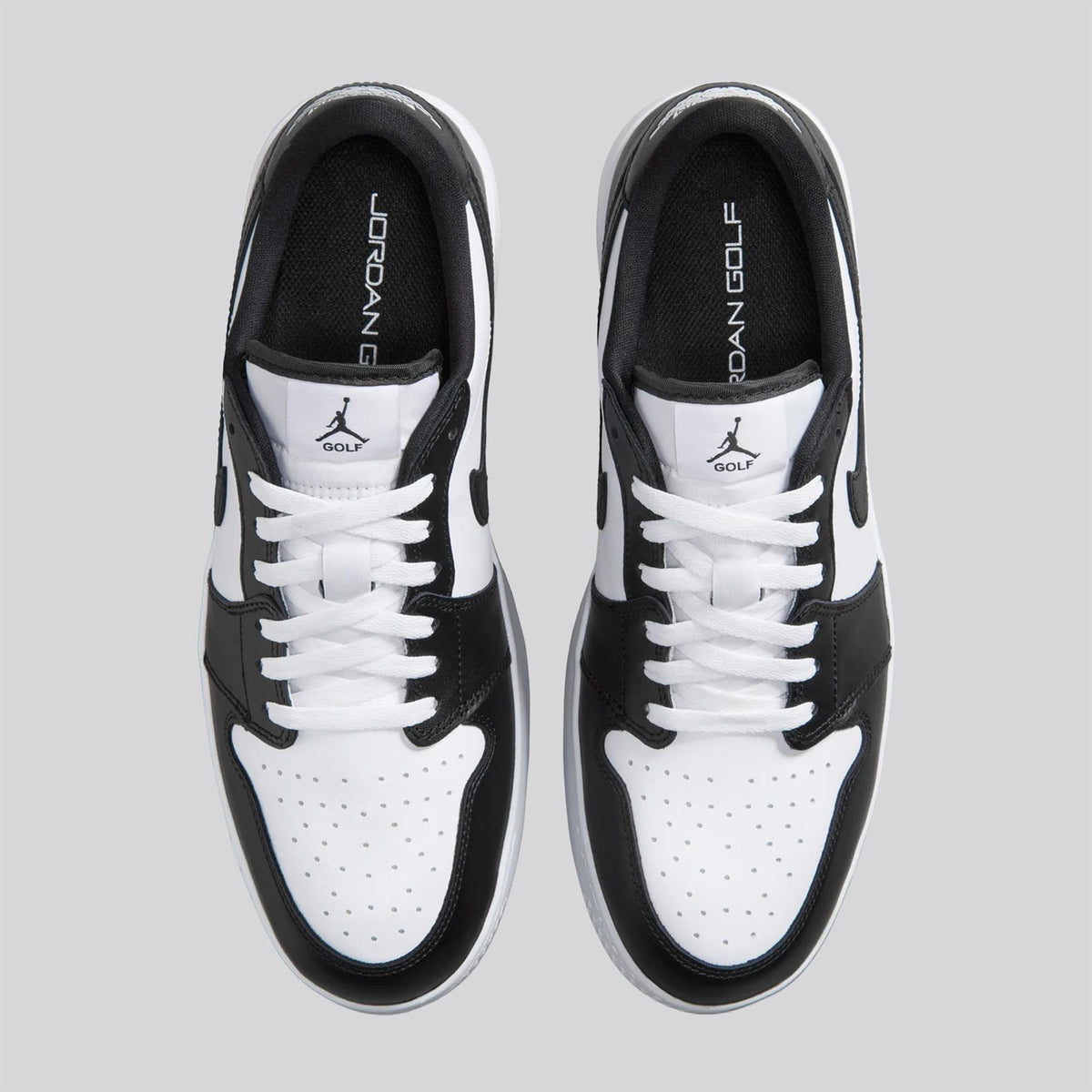 Air Jordan 1 Low Spiked Golf Shoes White/Black