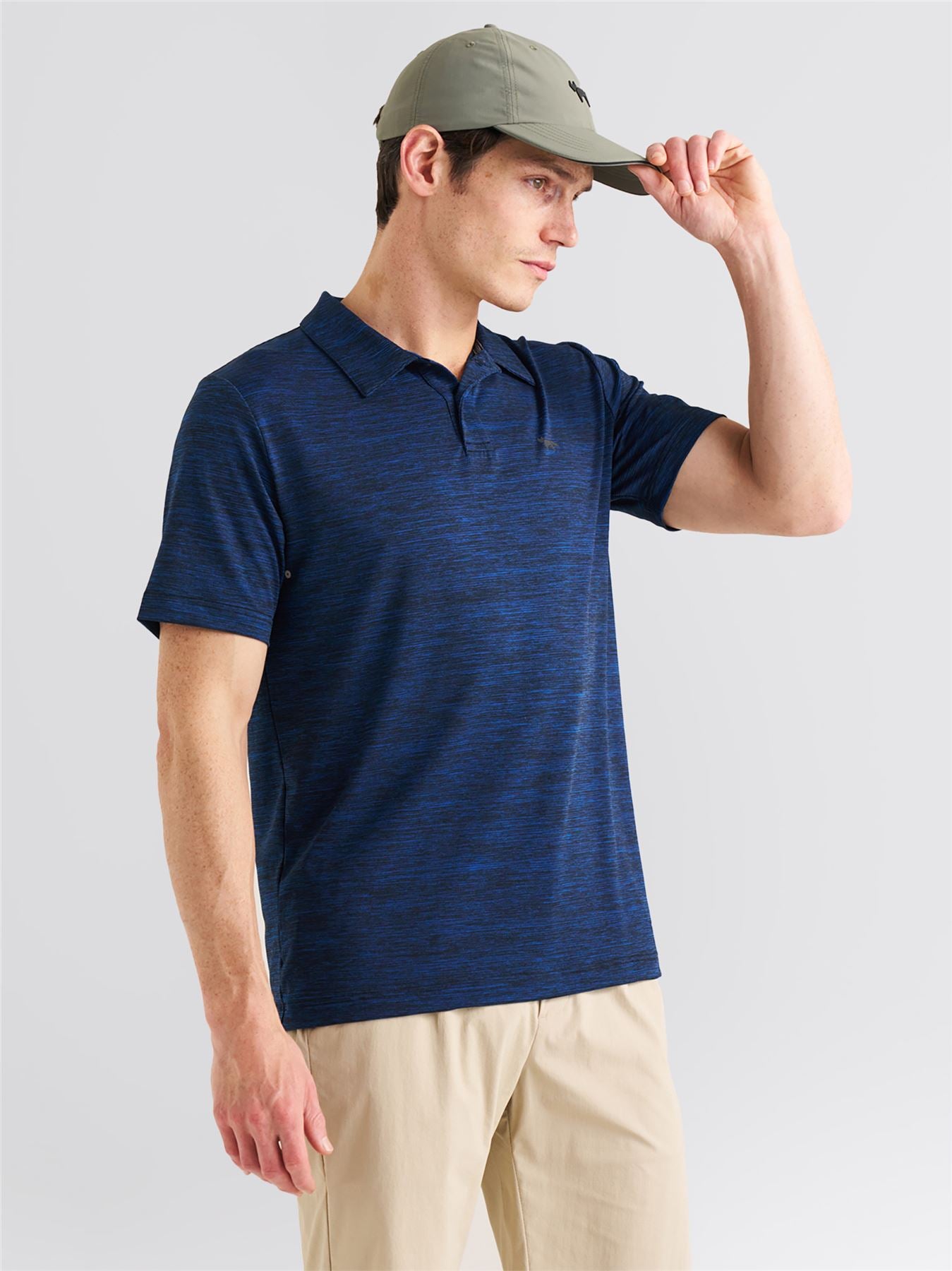 Mesh Polo Navy