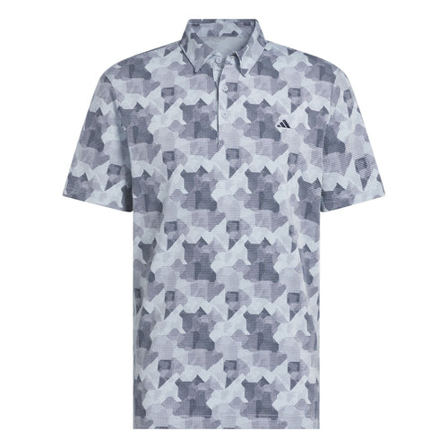 Go-To Printed Polo Wonder Blue/Navy - SS25