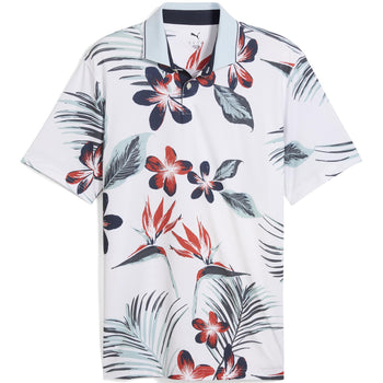 MATTR Luau Polo White Glow/Red Fire