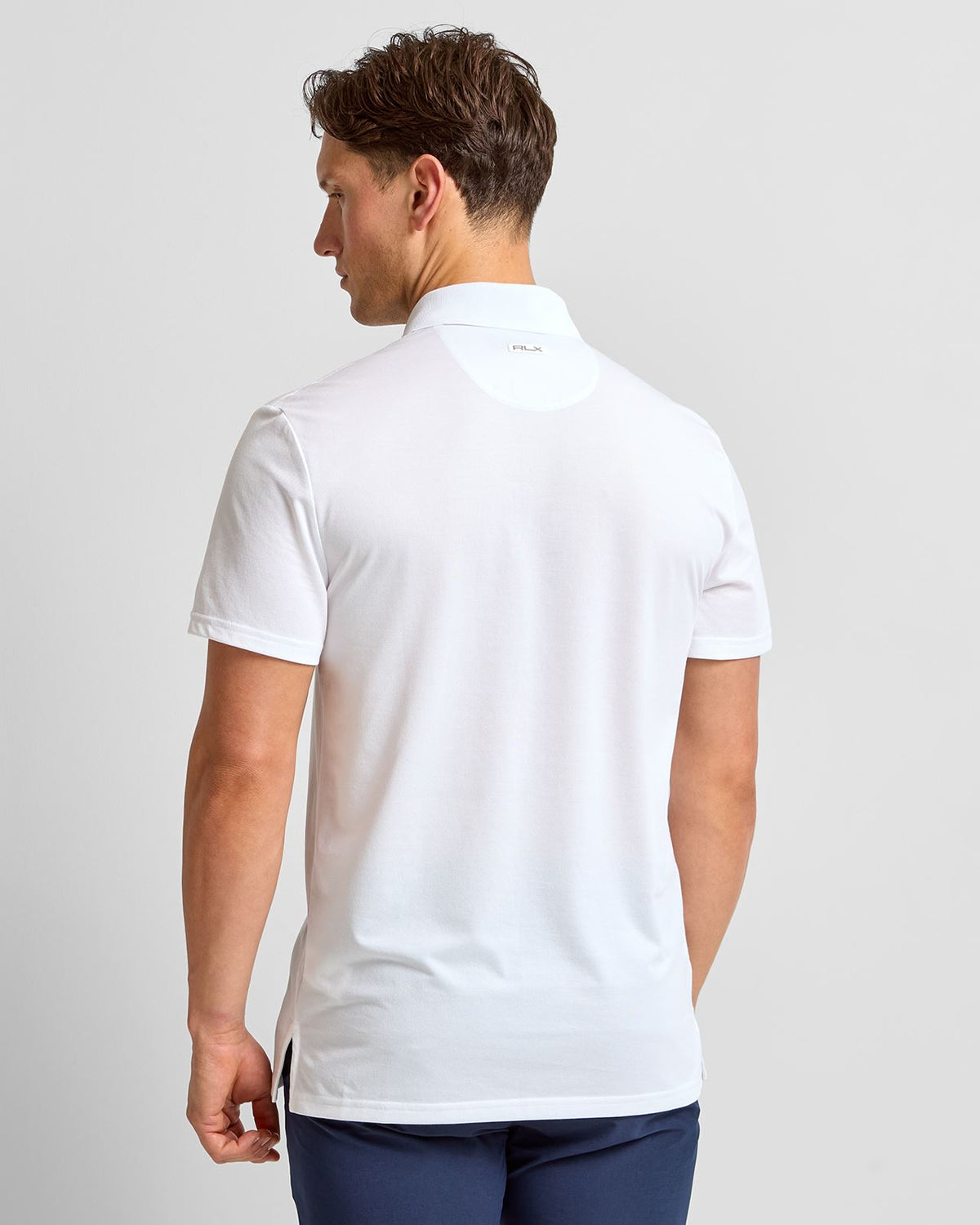 RLX Tailored Fit Tour Pique Polo Ceramic White