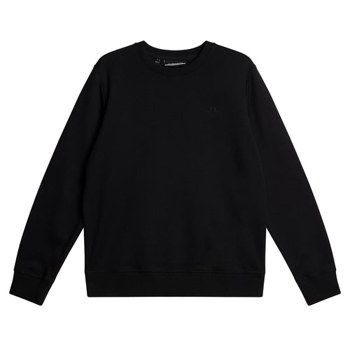 Womens Alpha Crew Neck Knit Black - AW24