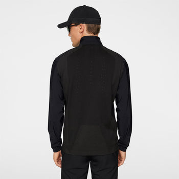 Ollie Tech Quarter Zip Mid Layer Black