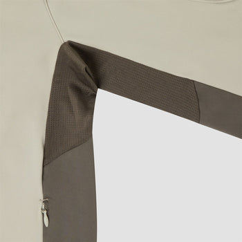 Quarter Zip Tech Mid Layer Greige