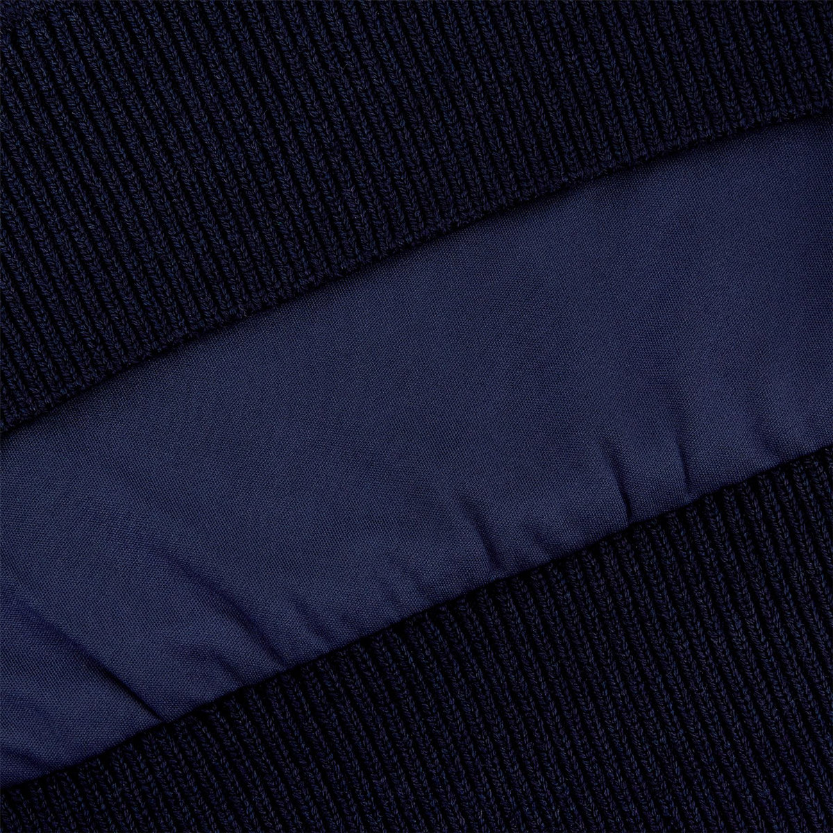 Merino Wool Quarter Zip Windbreaker Midnight