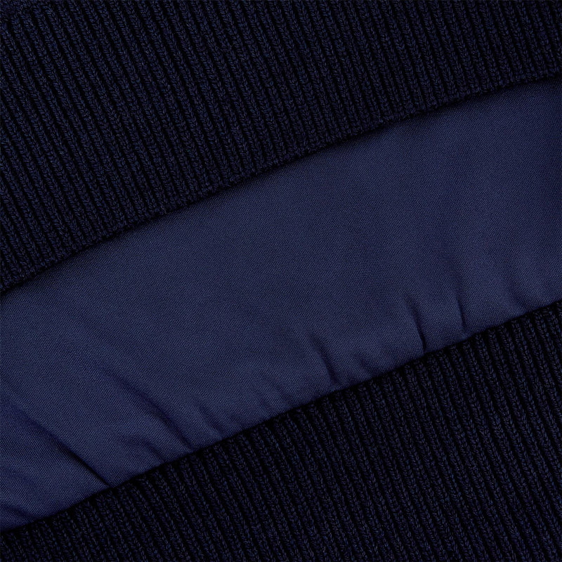 Merino Wool Quarter Zip Windbreaker Midnight