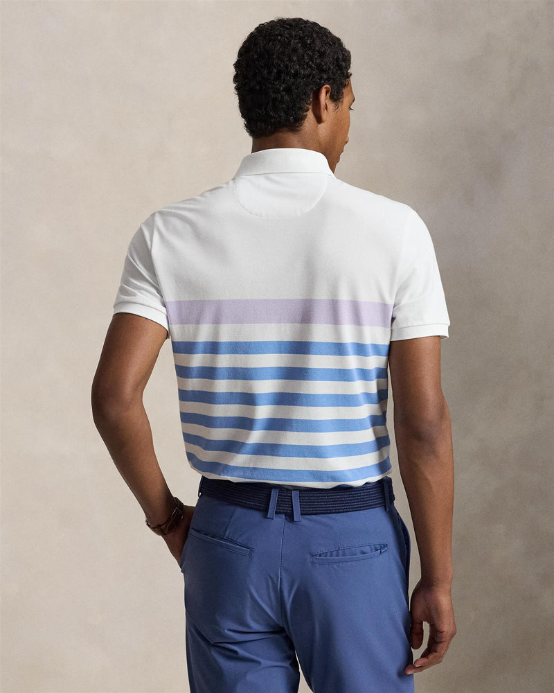 Tailored Fit Performance Polo Shirt Lovely Lilac Multi