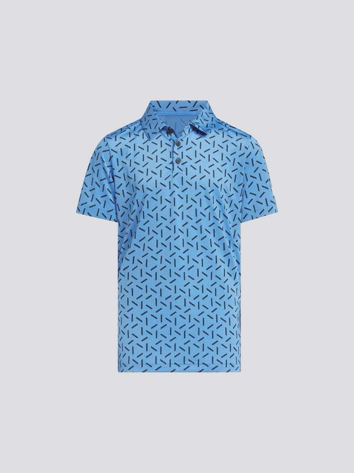 Boys Climacool Ultimate365 Printed Mesh Polo Lucid Ray Blue