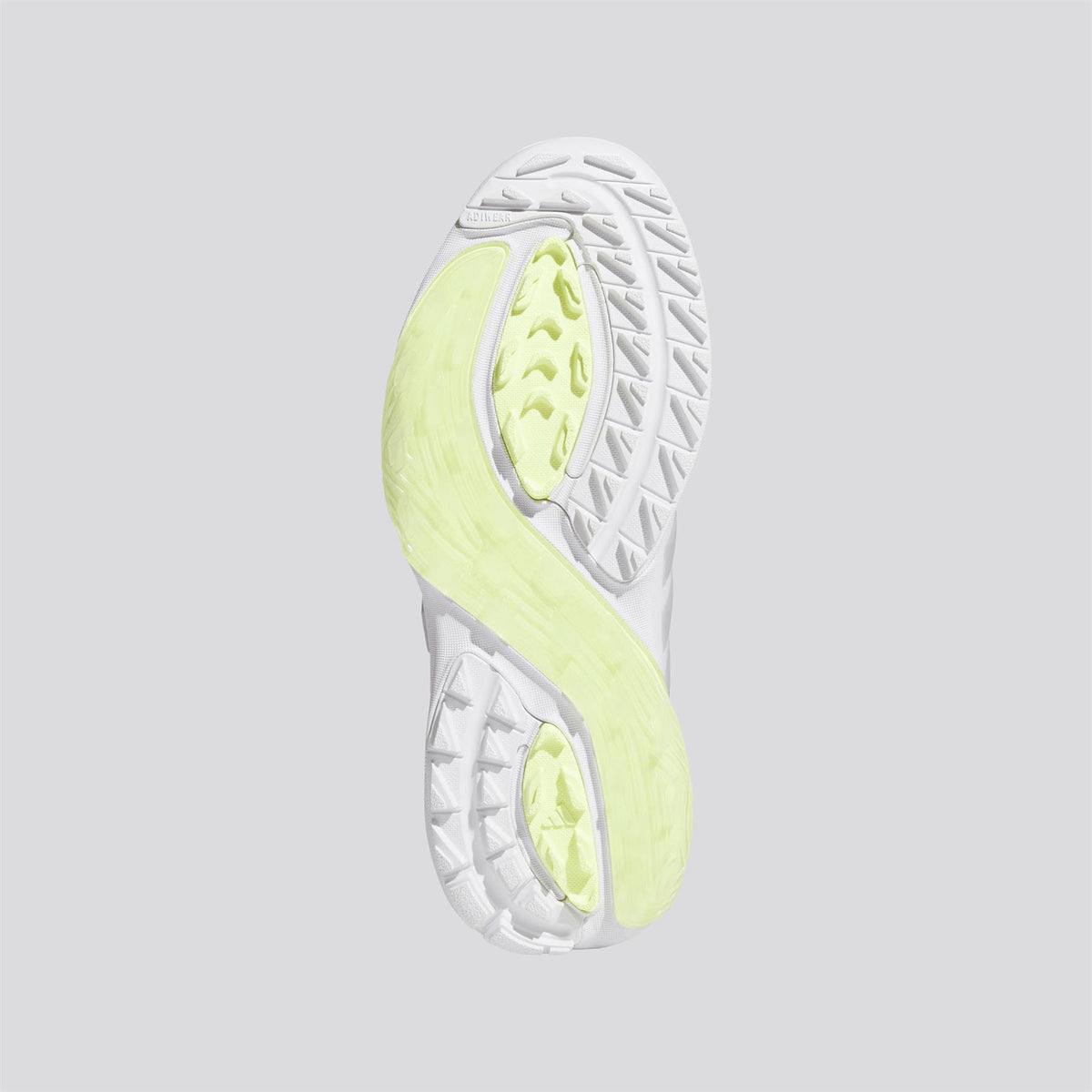 Adipower 26 Spikeless Golf Shoes Footwear White/Silver Met/Frozen Lemon