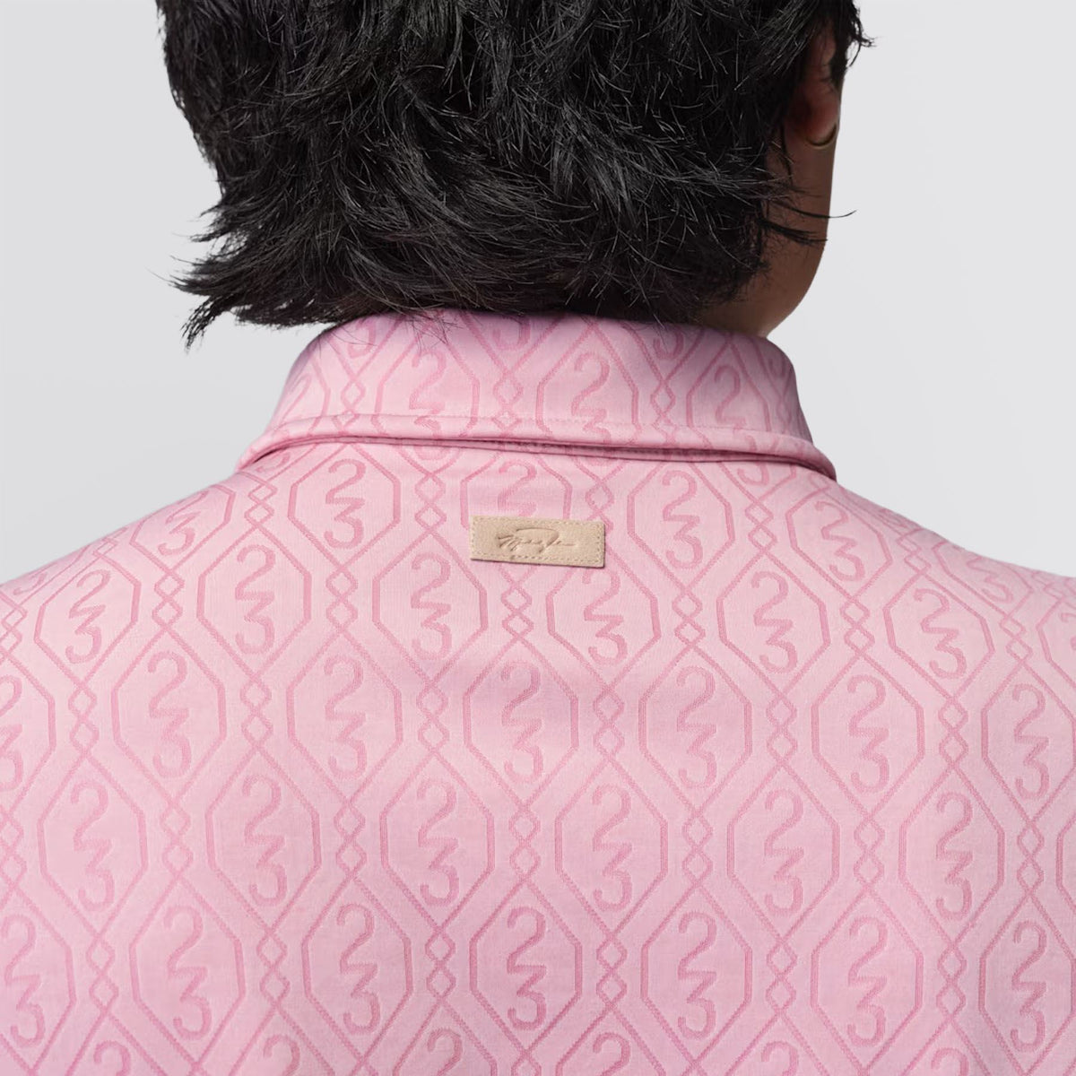 Golf Jacquard Polo Elemental Pink