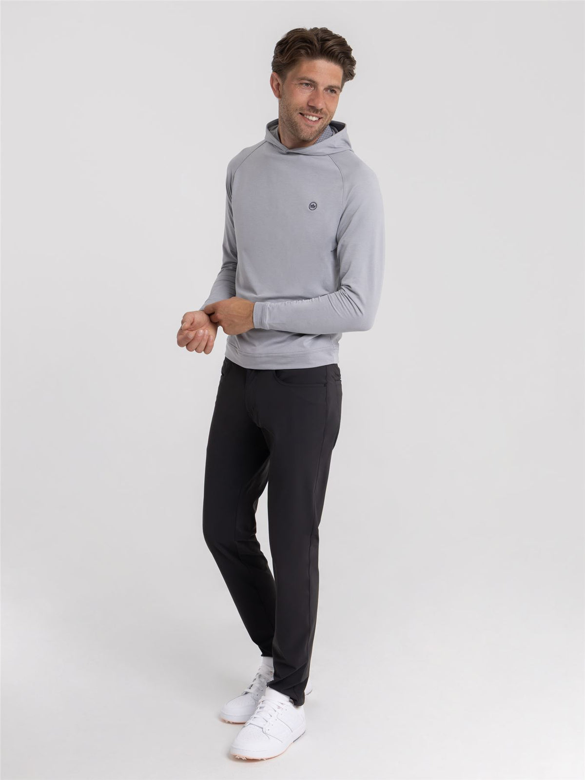 Pine Performance Hoodie Gale Grey