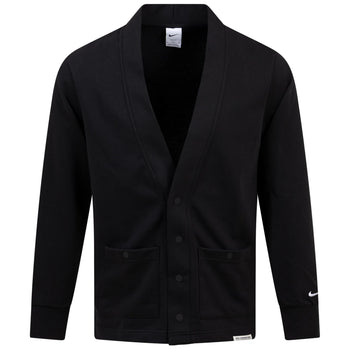 NIKE STANDARD ISSUE DRI-FIT カーディガン Nike Dri-FIT Standard Issue Cardigan Black | TRENDYGOLF.COM