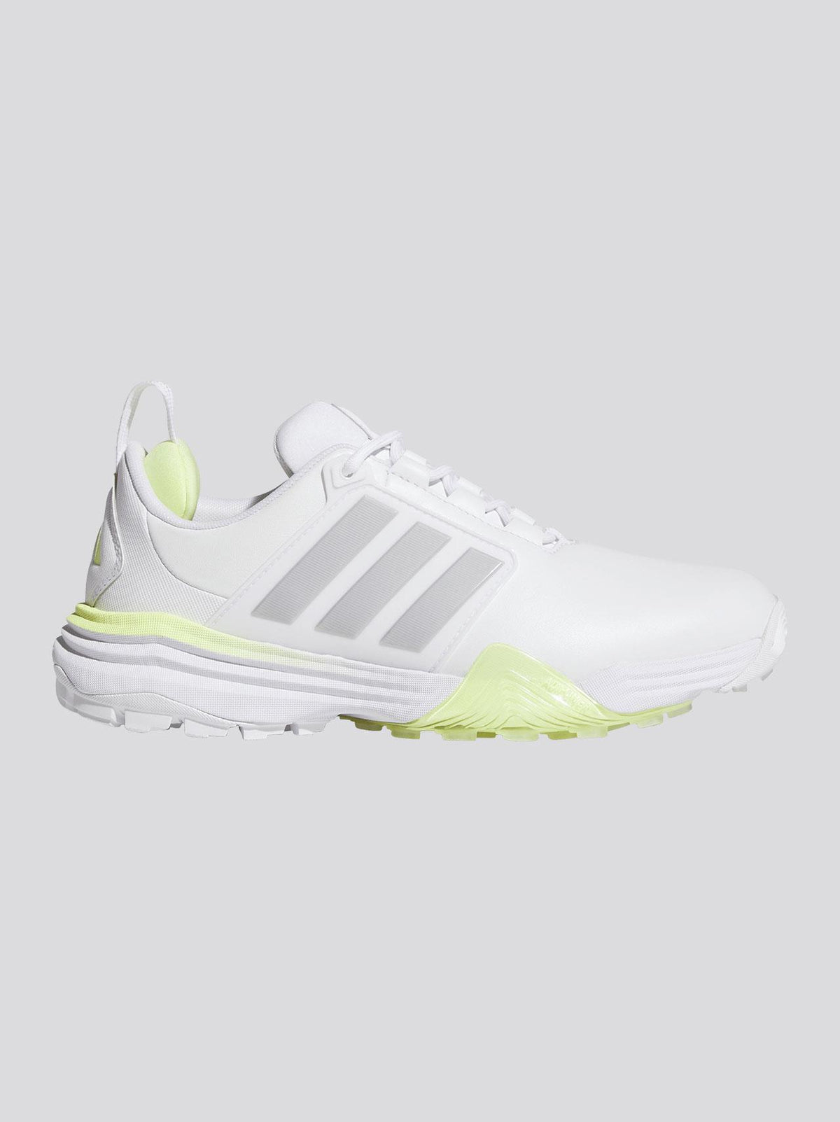 Adipower 26 Spikeless Golf Shoes Footwear White/Silver Met/Frozen Lemon