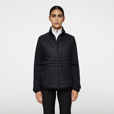 Holma Quilt Hybrid Jacket Black
