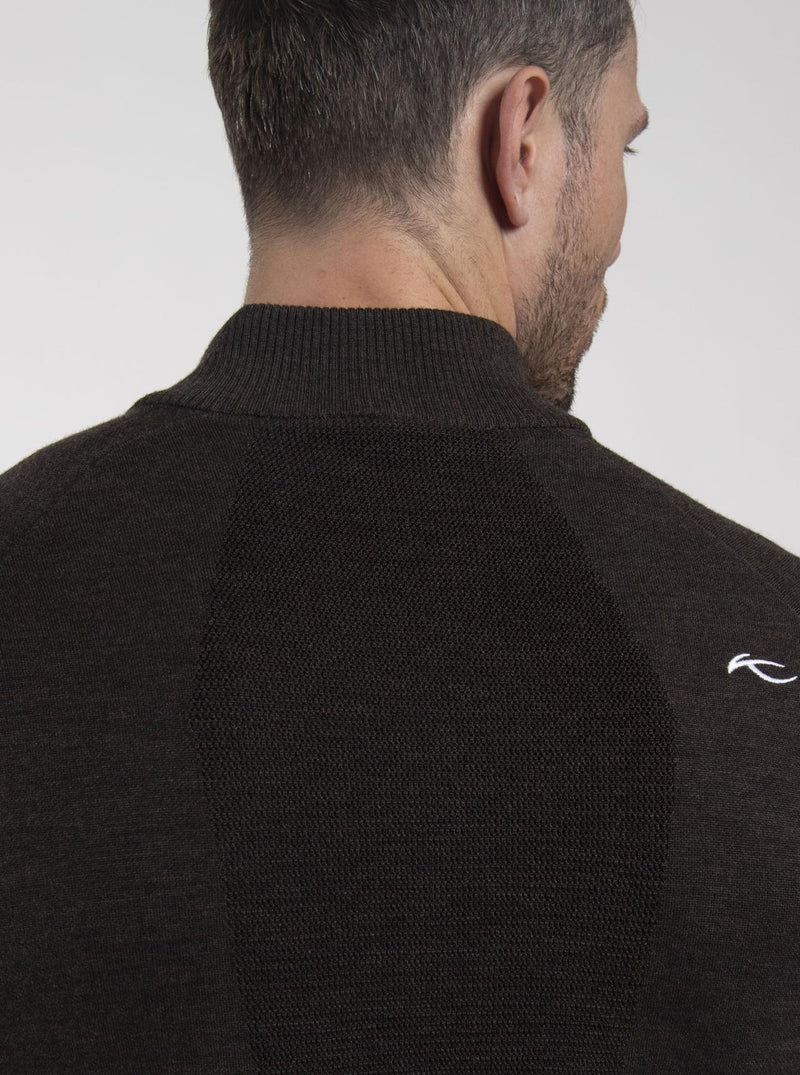 Walker Half-Zip Espresso/Black