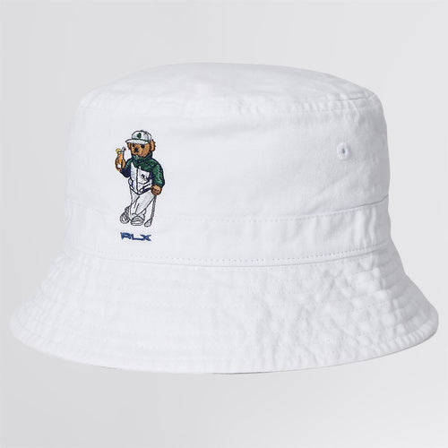 RLX Bear Bucket Hat White