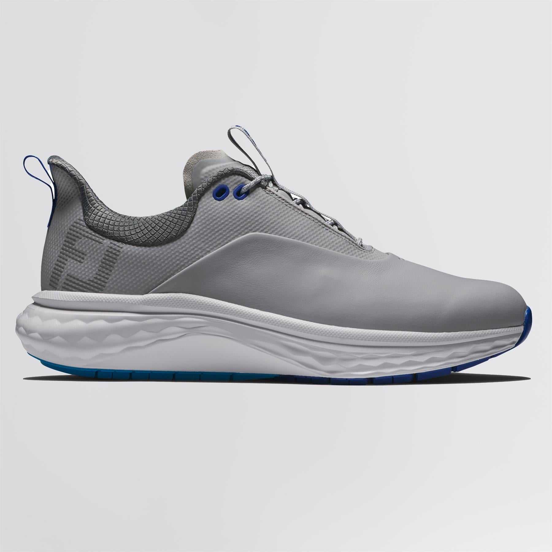FJ Quantum Golf Shoes Grey/White/Blue
