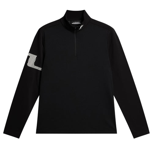 Heath Strike Quarter Zip Mid Layer Black - SS25