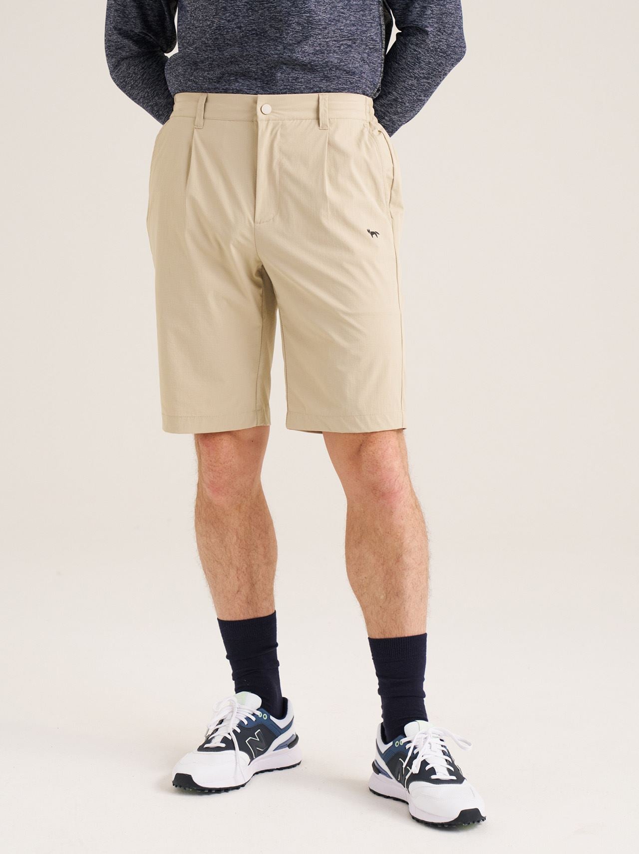 Stretch Golf Shorts Beige
