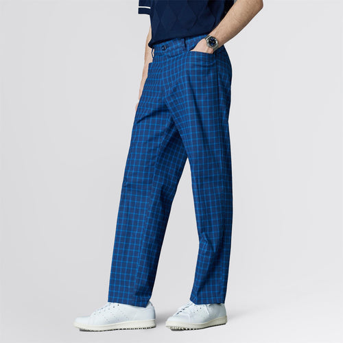 Archive Plaid Trousers Night Indigo/Royal Blue
