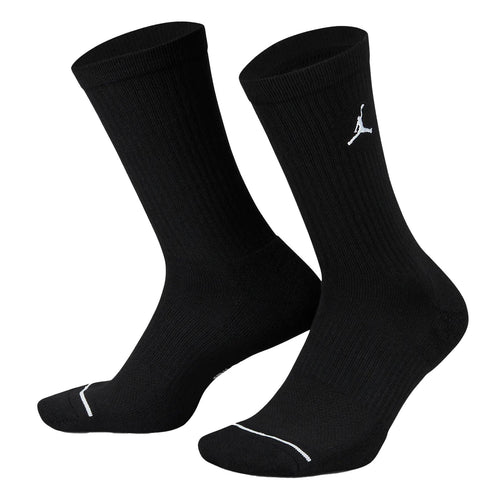 Jordan Everyday Crew Socks Three Pack Black - 2024