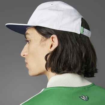 Tour Archive 5 Panel Patch Hat White