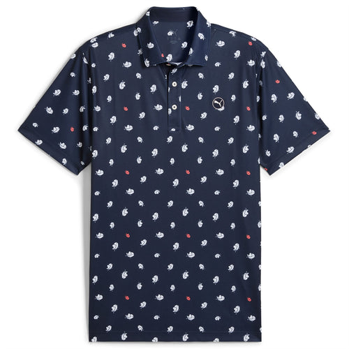 Pure 2.0 Birdies Polo Deep Navy/White Glow - SS25