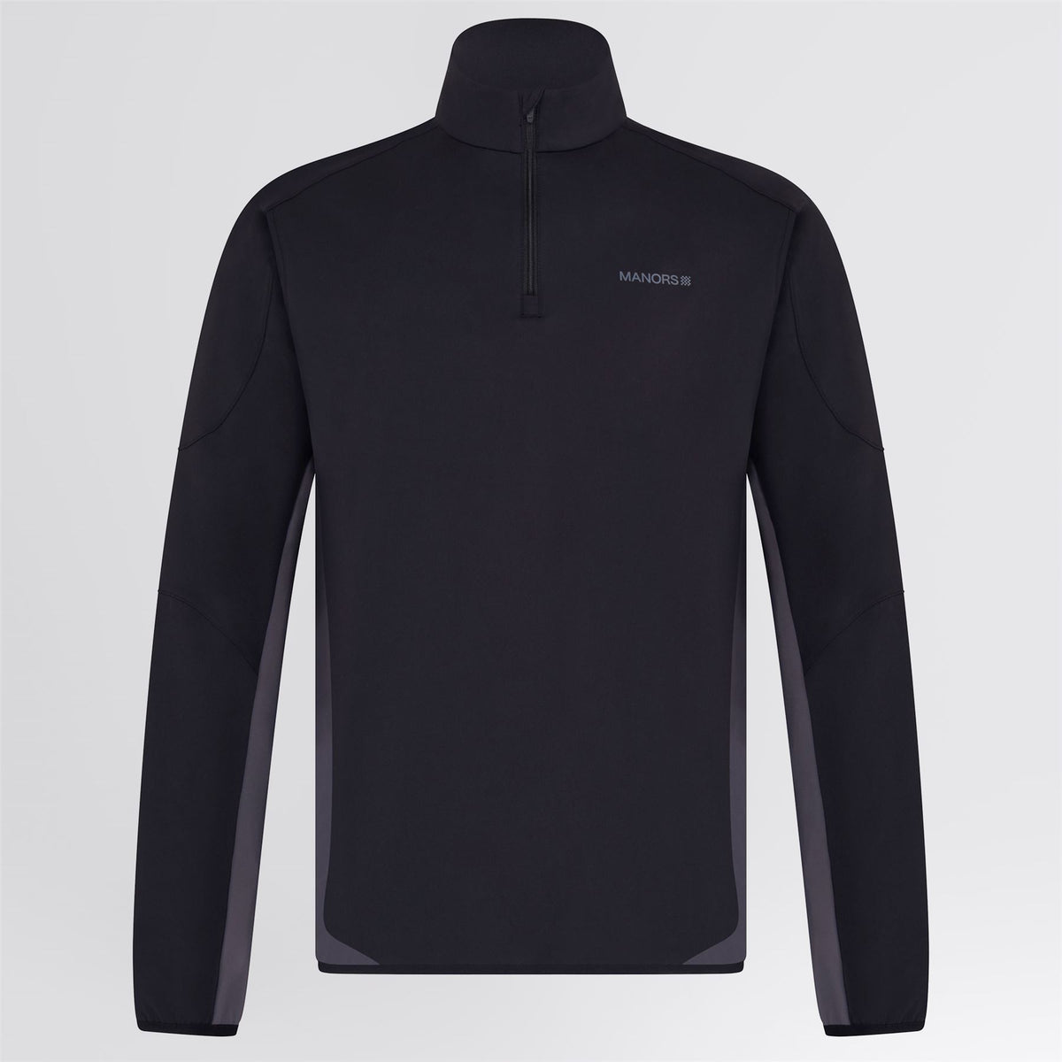 Quarter Zip Tech Mid Layer Black