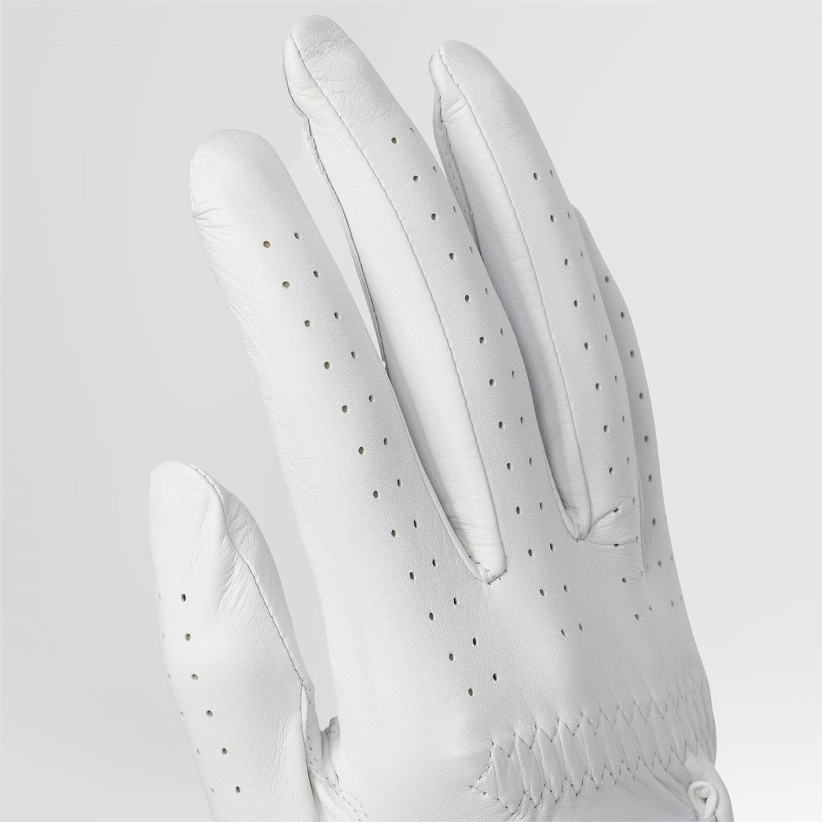 Pro Leather Right Hand Golf Glove White